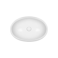 Раковина-чаша Qtap Leo 600х400х155 White з донним клапаном QT11117060GW