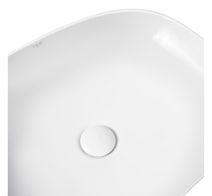 Раковина-чаша Qtap Cardinal 500х380х140 White з донним клапаном QT04117050TW