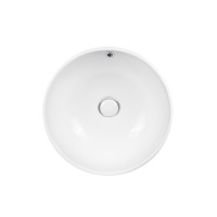 Раковина-чаша Qtap Amazon 430х430х160 White з донним клапаном QT02117043NW