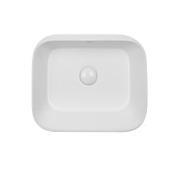 Раковина-чаша Qtap Scorpio 450х390х120 White з донним клапаном QT14112242W