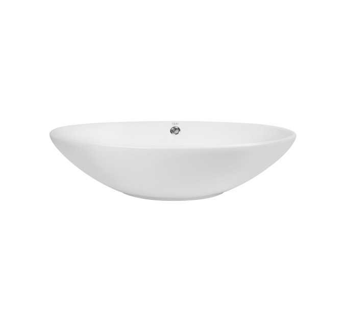 Раковина-чаша Qtap Dove 625х415х150 White з донним клапаном QT06113077W