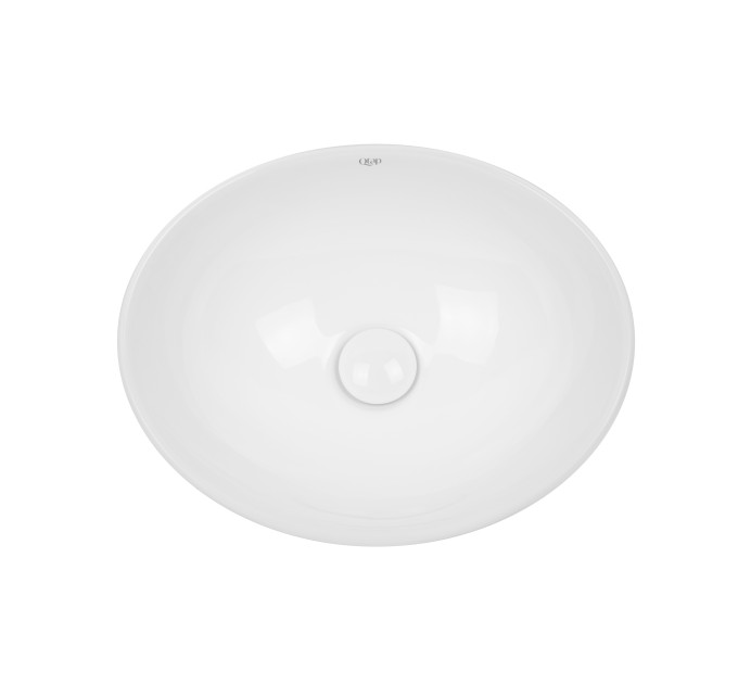 Раковина-чаша Qtap Dove 410x335x145 White з донним клапаном QT06113078W