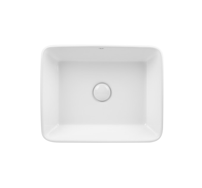 Раковина-чаша Qtap Tern 475х370х140 White з донним клапаном QT17112074W