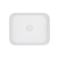 Раковина-чаша Qtap Tern 500x390x140 White з донним клапаном QT17112195W