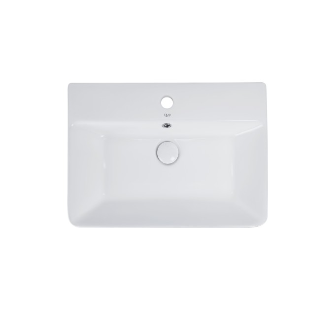 Раковина Qtap Virgo 600x420x140 White з донним клапаном QT18112253W