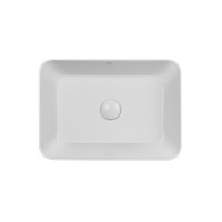 Раковина-чаша Qtap Virgo 490х350х110 White з донним клапаном QT18112261W