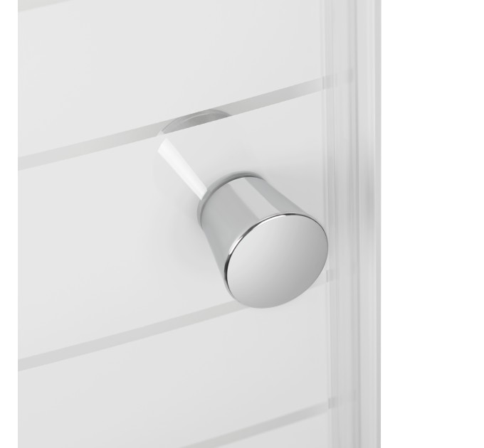 Душова кабіна Lidz Wieza SC80x80.SAT.MID.L, скло Linie 4 мм без піддона