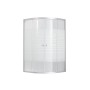 Душова кабіна Lidz Wieza SC80x80.SAT.LOW.L, скло Linie 4 мм без піддона