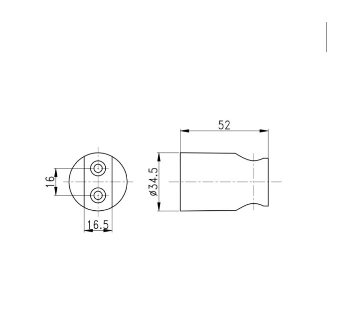 Тримач для ручного душу Qtap Spojeni округлий QT829910842854OB Black Matt