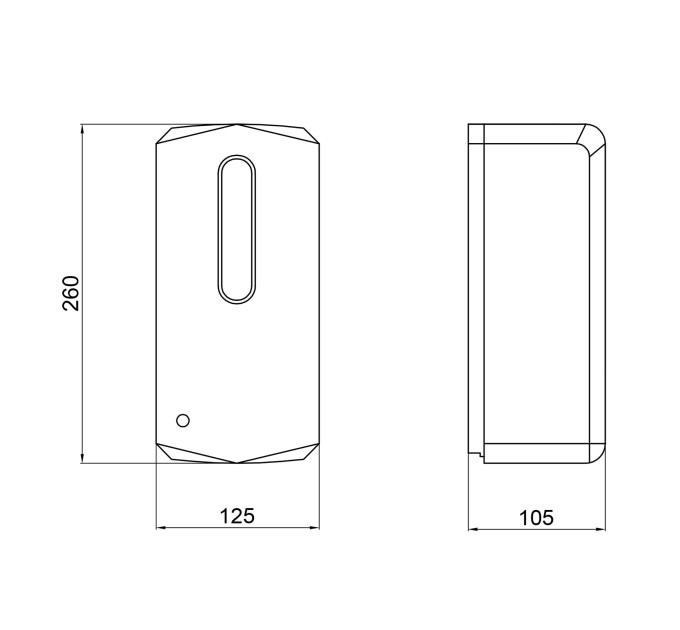 Дезінфектор Qtap Pohodli 6V безконтактний QT170WH42923 White (Zdraví)