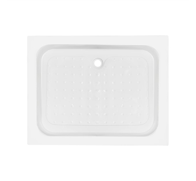 Душовий піддон KAPIELKA ST100x80х14 низький, прямокутний, діаметр зливу 52 мм Lidz