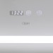 Дзеркало Qtap Mideya 700х800 з LED-підсвічуванням Touch, з антизапотіванням, з годинником, димером, рег. яскравості QT2078DCF7080W
