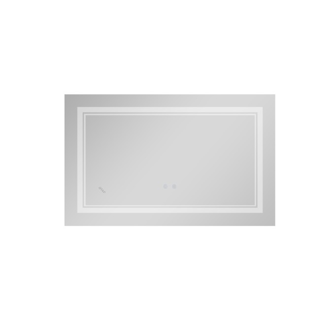 Дзеркало Qtap Cardinal 500х800 з LED-підсвічуванням Touch, з антизапотіванням, з димером, рег. темп. кольору (3000-6500K) Reverse QT0478C5080