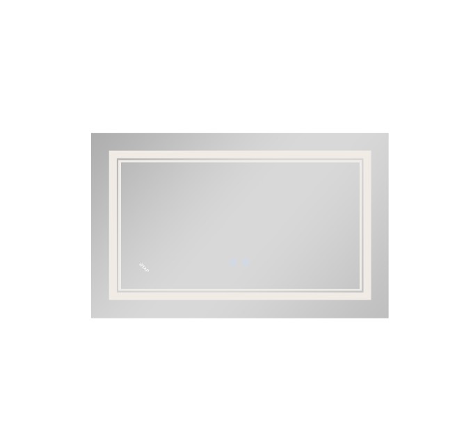 Дзеркало Qtap Cardinal 500х800 з LED-підсвічуванням Touch, з антизапотіванням, з димером, рег. темп. кольору (3000-6500K) Reverse QT0478C5080