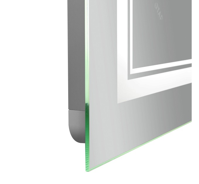 Дзеркало Qtap Cardinal 500х800 з LED-підсвічуванням Touch, з антизапотіванням, з димером, рег. темп. кольору (3000-6500K) Reverse QT0478C5080