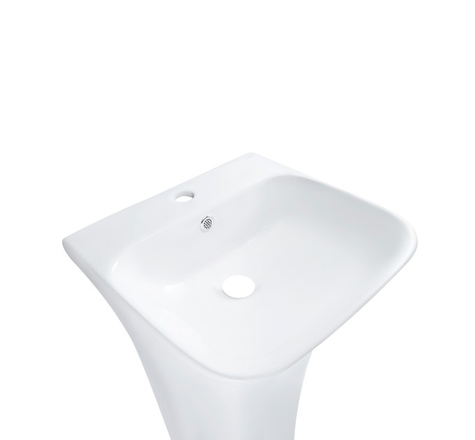 Раковина для підлоги моноблок Qtap Crow 450x435x835 White QT0511G315WN