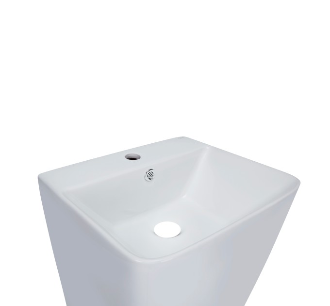 Раковина для підлоги моноблок Qtap Tern 440х380х830mm White QT1711G302WN